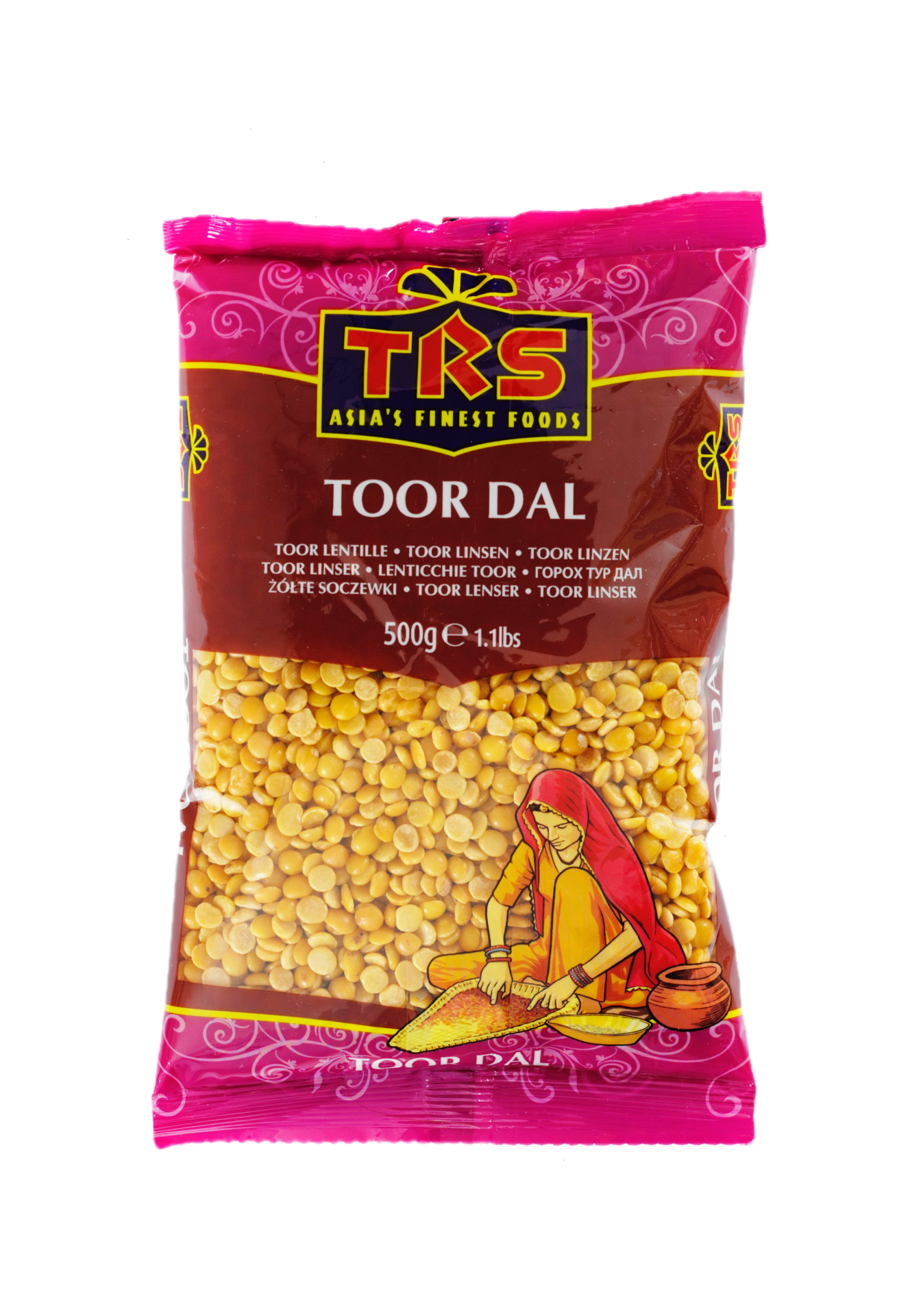 Groch soczewicowy Toor Dal 500g