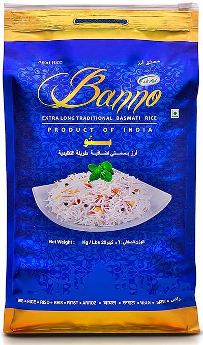 Ryż Basmati Extra Long Rice Banno o długich ziarnach 5kg