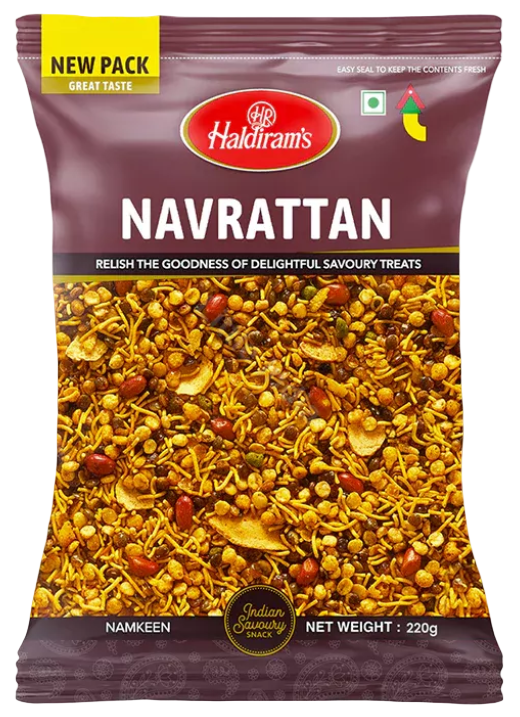 Indyjska przekąska Navrattan Haldirams 200g