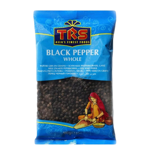 Czarny pieprz ziarnisty Black Pepper Whole TRS 100g