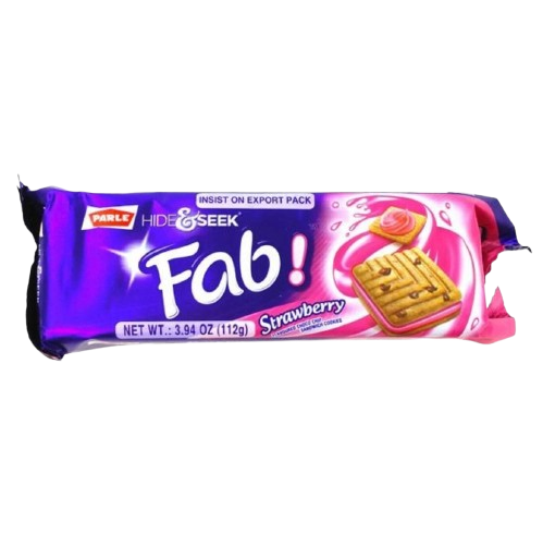 Hide&amp;Seek Fab! Biszkopty truskawkowe 112g Parle