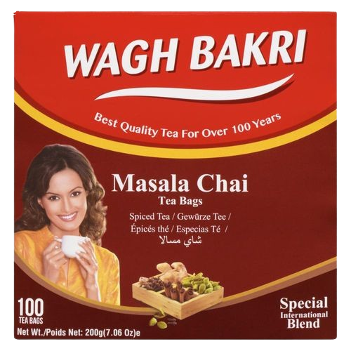 Herbata z przyprawami Masala Chai Wagh Bakri 100 torebek